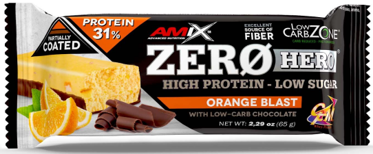 Протеинов бар Amix Zero Hero 31% Protein 65гр