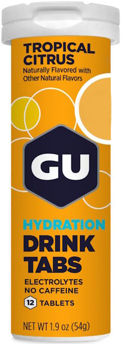 Таблетки Energy GU Hydration Drink Tabs 54 g Tropical Citrin