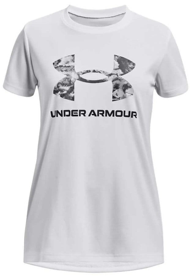 Тениска Under Armour UA Tech Print BL SSC-WHT