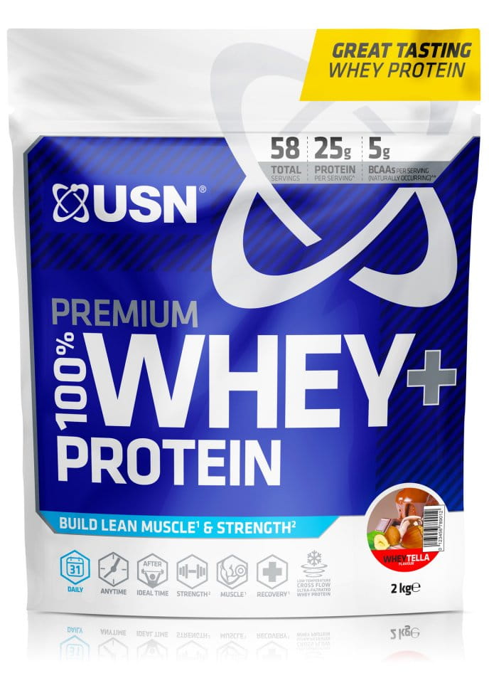 Суроватъчен протеин на прах USN 100% Premium 2 кг wheytella