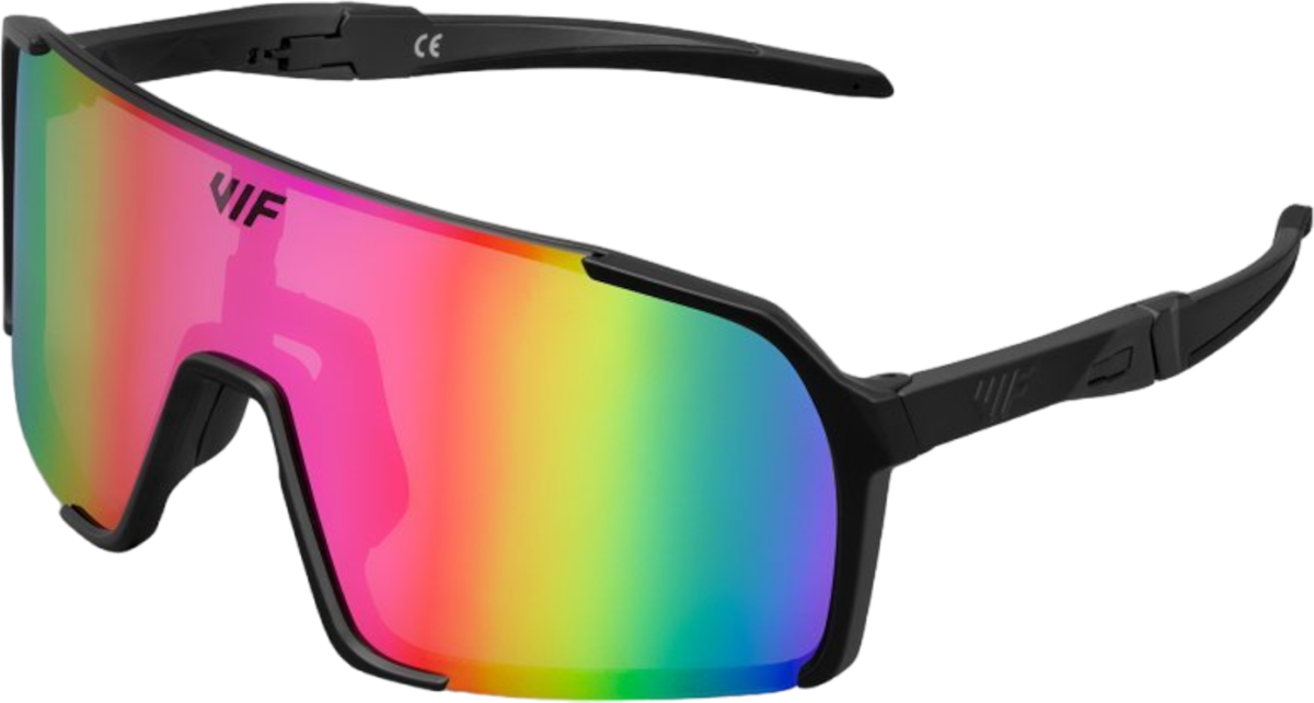 Очила за слънце VIF One Kids Black x Pink Polarized